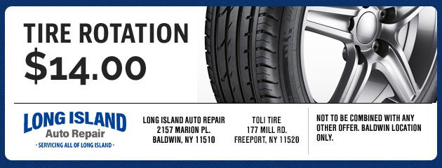 Tire Rotation $14.00